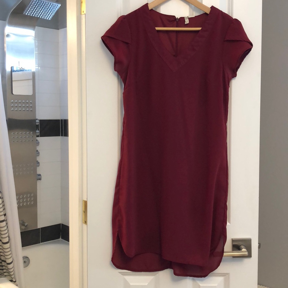 Flowy short sleeve dress